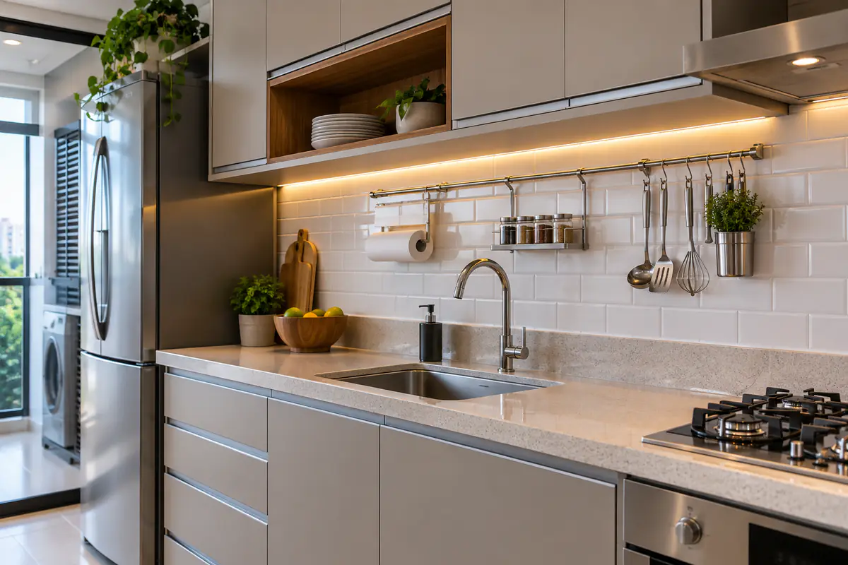 Instalação de Acessórios para Cozinha concluído em imóvel residencial de Campinas