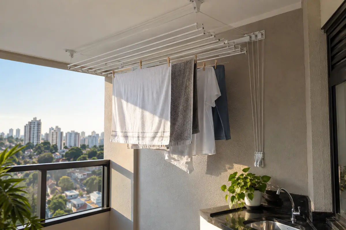 Instalação de Varal concluído em imóvel residencial de Campinas