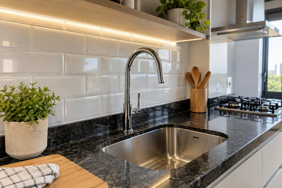 Detalhe do acabamento de Manutenção Residencial realizado em Campinas