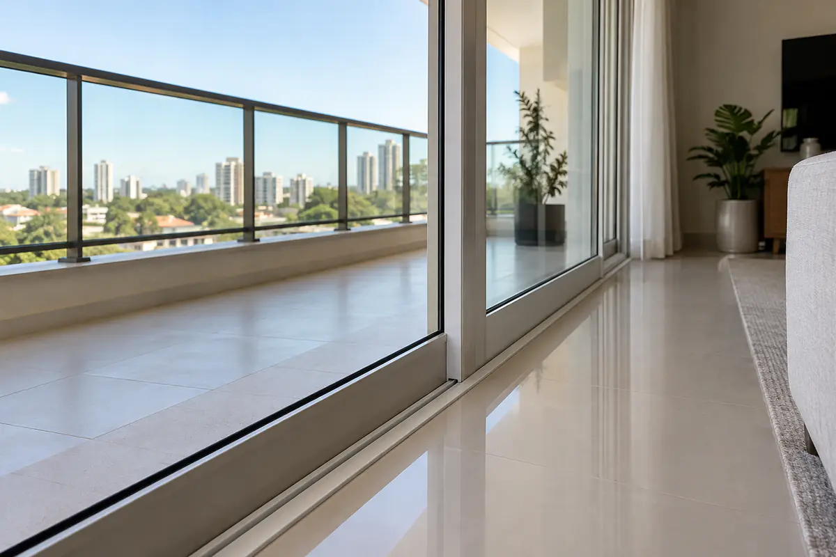 Vedação com Silicone concluído em imóvel residencial de Campinas