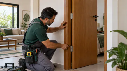 Serviço de ajuste de portas realizado por marido de aluguel em Campinas