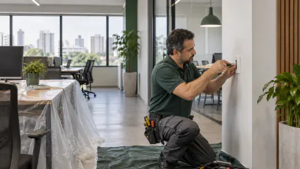 Serviço de manutenção para empresas e escritórios realizado por marido de aluguel em Campinas
