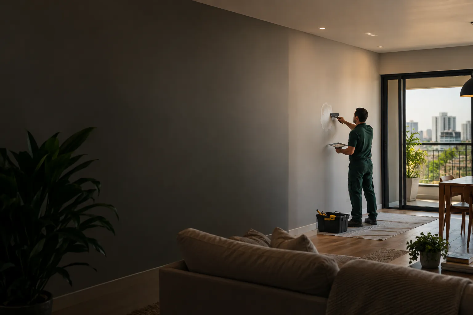 Serviço de pequenos reparos em drywall realizado por marido de aluguel em Campinas