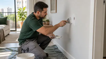 Serviço de pequenos reparos em drywall realizado por marido de aluguel em Campinas
