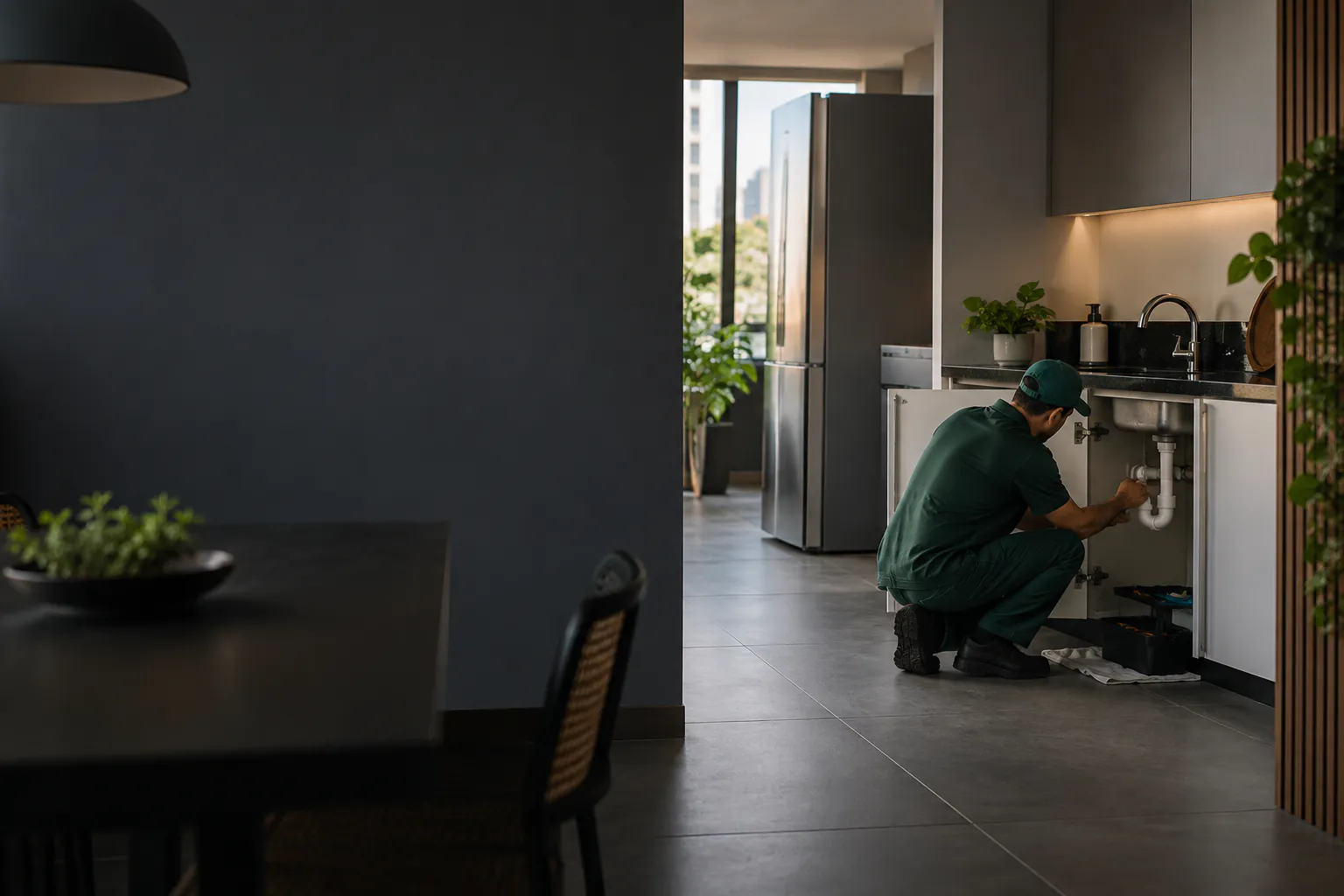 Serviço de troca de sifão realizado por marido de aluguel em Campinas